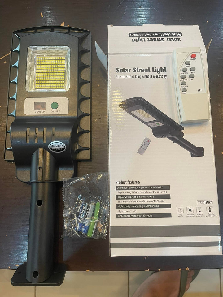 Integrated Solar Street Light (ABS Plastic Material)